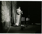 Page d'album dédicacée avec 8x10 photo baryton opéra chanteur Leonard Warren