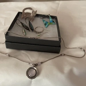 Silber Konvolut gemischter Schmuck - Bild 1 von 5