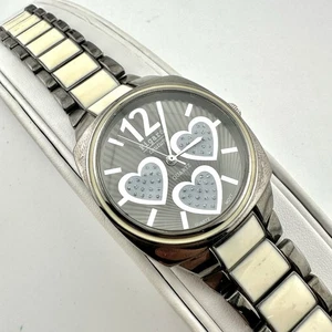 Figaro Couture LMPO54031 Women’s Black Enamel Watch, 6” - New Battery - Picture 1 of 14
