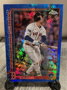 Triston Casas Blue Refractor #119/150 2025 Topps Logofractor #192 Boston Red Sox - Picture 1 of 2