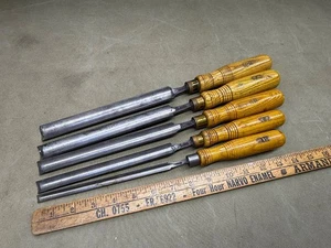 SET OF 5 PATTERNMAKERS PARING GOUGES BY SORBY - Picture 1 of 7