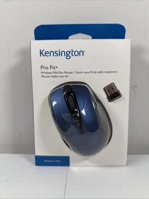 Kensington 72421 Pro Fit Mid-Size 2.4 Ghz Frequency Wireless Mouse - SB New - Image 1 of 4