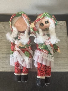 De Colección Caffco Imports RARO Muñeca Abuela Navidad Temprano American Grannycore Cottage - Imagen 1 de 18