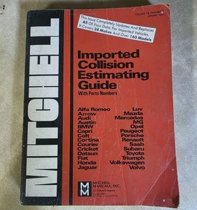 Jan 1977 Mitchell Imported Collision Estimating Guide Volume 18 Number 1 - Foto 1 di 15