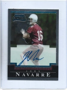 Tarjeta de novato John Navarre 2004 Bowman cromada autografiada #241-Cardinals - Imagen 1 de 2