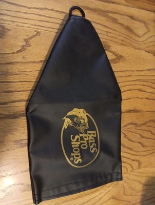  Carretel de pesca protetor Bass Pro Shops capa de vinil, gancho e laço fechar BOM - Imagem 1 de 4
