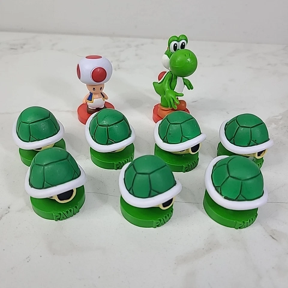 Nintendo Super Mario Collector’s Chess Replacement Pieces Toad Shells Yoshi - Image 1 of 1