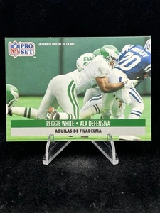 REGGIE WHITE Spanish Ed. 1991 Pro Set #189 HOF NFL Philadelphia Eagles 🔥MINT🔥 - Picture 1 of 12