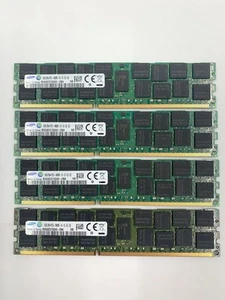 Samsung 64GB DDR3 Server RAM (4x 16GB) M393B2G70QH0-CMA PC3-14900R 2RX4 - Bild 1 von 3