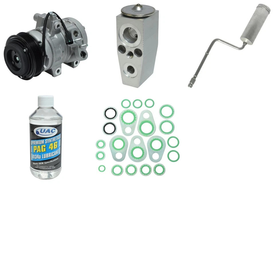 Kit de compresor y componentes de aire acondicionado UAC KT 2939 para Ford Focus 08-11 Foto 1 de 3