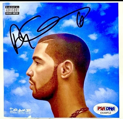 CD autografado Drake PSA/DNA Nothing Was The Same Take Care CLB Ice Man OVO - Imagem 1 de 4
