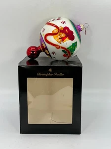 Christopher Radko Classic Holiday Double Ball Drop Christmas Ornament - Picture 1 of 11