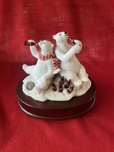 Vintage House of Lloyd Around The World "Coca-Cola Polar Bear Musical" 1994 Heritage - Foto 1 di 10