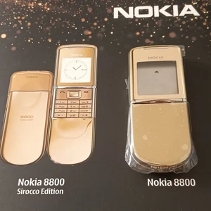 NUOVO Nokia 8800d 8800 SIROCCO Gold Edition parti cover custodia completa custodie - Foto 1 di 15