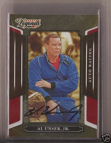 AL UNSER JR. 2008 DONRUSS LEGENDS AUTO AUTOGRAPH #184/219 - Image 1 of 1