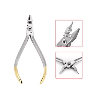 Dental Kim Zange zur Herstellung von Multi-Loop Edgewise Bogendrähten Runddraht mit Cutter - Bild 1 von 7