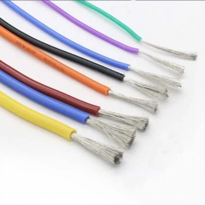 UL 15AWG Flexible Silicone Cable Wire Stranded Copper Line 4 Colors 0.08mm - Image 1 of 4