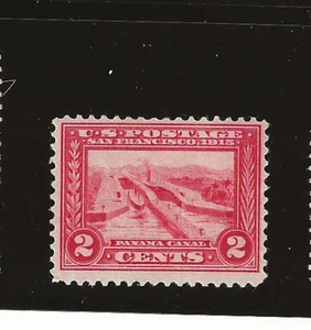 US Scott #398 mint never hinged 2c carmine Panama-Pacific Expo 1913, og f/vf - Picture 1 of 2