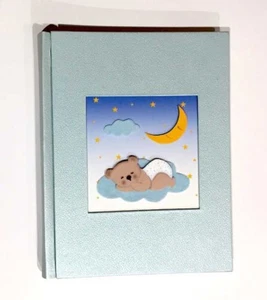 ALBUM NASCITA Laborathorio 23 x 30 CM fatto a mano IN ITALIA hand made ORSETTO b - Picture 1 of 4