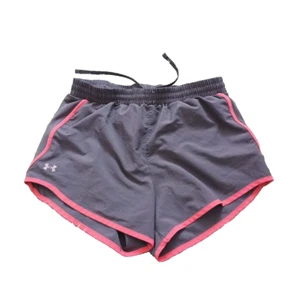 UNDER ARMOUR Women Running Shorts Drawstring Waist Built in Brief Size S(4-6) - Picture 1 of 7