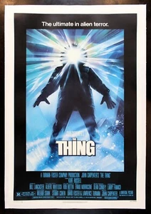 THE THING 👾 CineMasterpieces ORIGINAL MOVIE POSTER HORROR MONSTER ALIEN 1982 - Picture 1 of 1