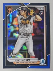 Réfracteur Jung Hoo Lee Rookie 2024 Bowman Chrome /150 Bleu #67 RC SP Giants - Photo 1 sur 3