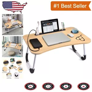 Compact Folding Laptop Desk for Adults - Perfect for Work & Leisure at Home - Picture 1 of 10
