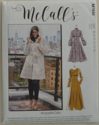 McCalls 7848 - Misses/ Petite and Women's/ Petite Coats and Belt - Image 1 of 2