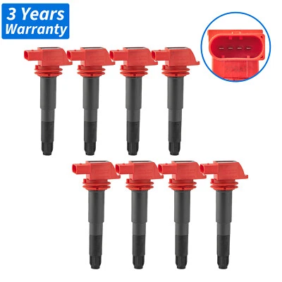 "BERU 8 Ignition Coils 94860210404 For Porsche Cayenne 92A Panamera 970 V8" - Image 1 of 4