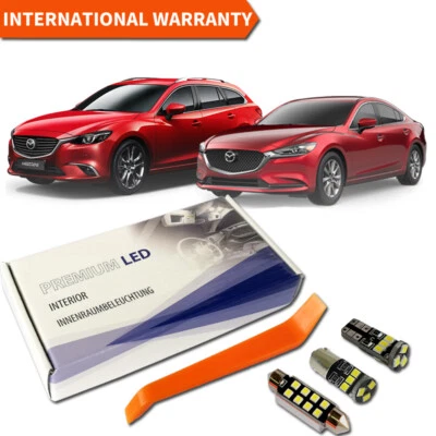 Mazda 6 GJ GL LED Interior Kit Premium 10 White Error Free Bulbs KE KF 2012-2020 - Image 1 of 4