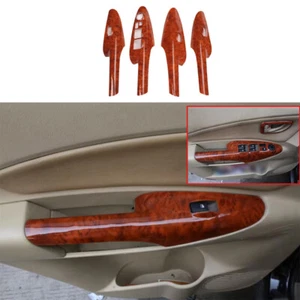 For Hyundai Tucson 05-09 Wood Grain Peach Glass Window Lifting Panel Decoration - Picture 1 of 8