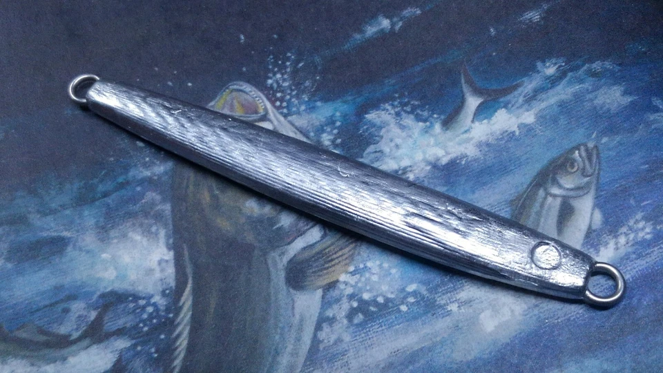 8oz fishing  jigs lures  sandeel eel dart boat  jigging no hooks    - Image 1 of 1