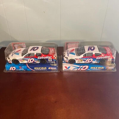 LOT OF 2 RACING CHAMPIONS 1/24 2004 SCOTT RIGGS #10 VALVOLINE DIECAST - Image 1 of 2