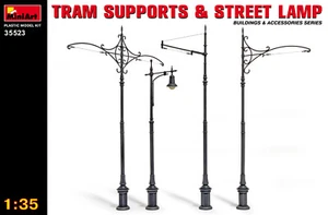 MiniArt 1/35 35523 WWII Tram Supports & Street Lamp (Buildings & Accessories) - Picture 1 of 1
