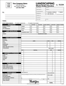 Maßgeschneiderte Landschaft Arbeitsauftrag Rechnungsformular/2 Teilig kohlenstofffrei - 8,5 x 11 - TMG134 - Bild 1 von 1