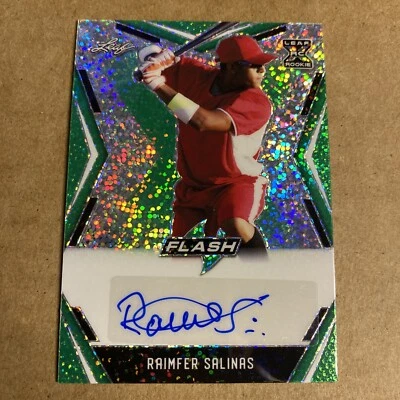 2020 Flash XRC Green Raimer Salinas ROOKIE Auto 14/25 XQ - Image 1 of 2