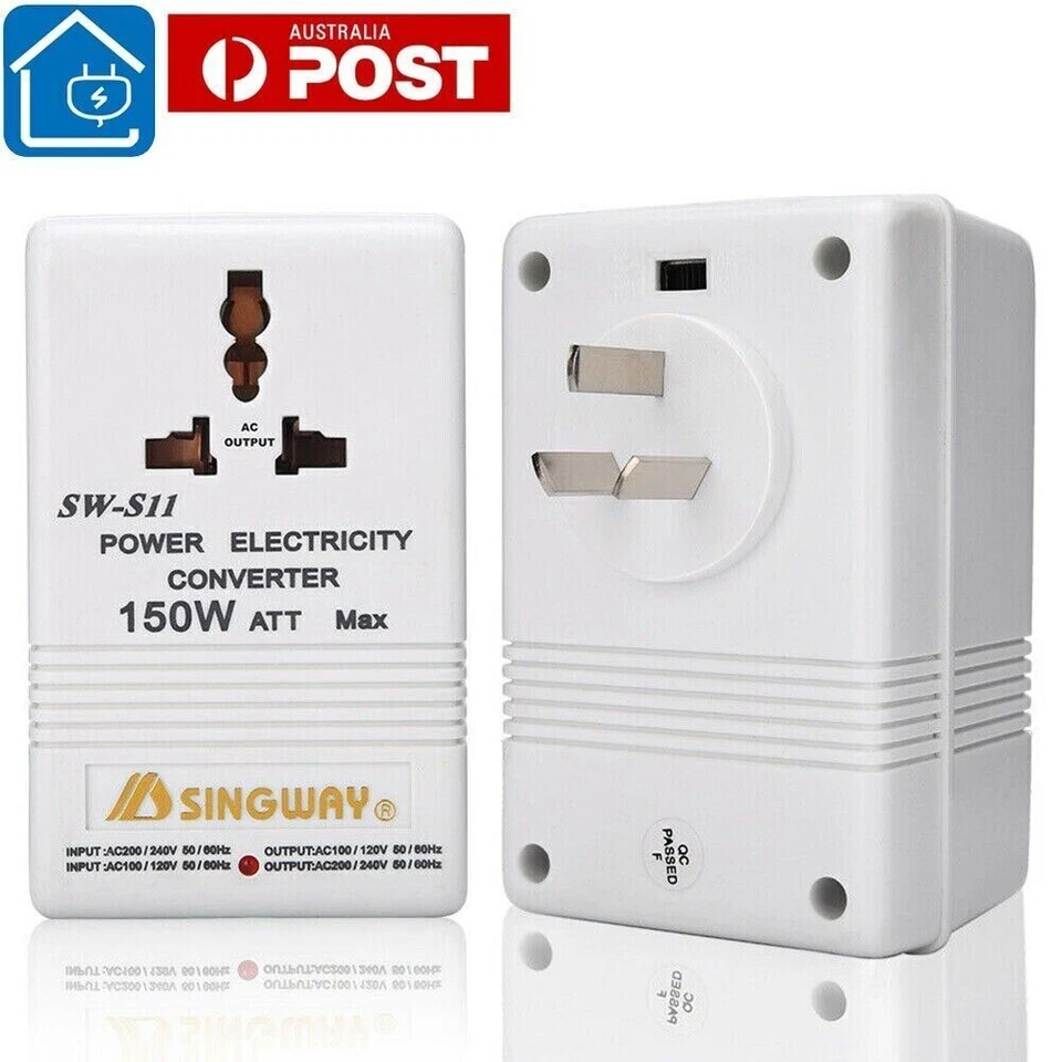 Power Converter Adapter Transformer 220V-240V to 110V-120V Step Down Up Voltager - image 1 of 4