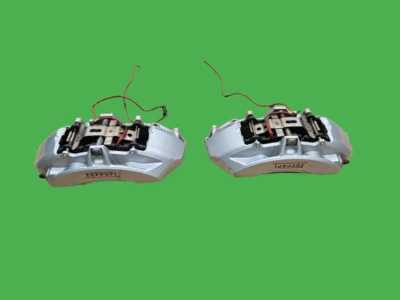 FERRARI GTC4LUSSO F151M PAIR OF FRONT BREMBO 6 POT BRAKE CALIPERS CARBON CERAMIC - Image 1 of 4