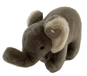 Vintage New Heartwarmers Elephant Plush Realistic Stuffed Animal Summit Toy Rare - Picture 1 of 9