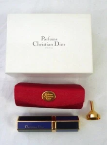 Christian Dior tipo lápiz labial atomizador perfume aerosol estuche con caja raro - Imagen 1 de 10