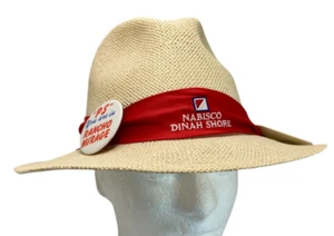 Nabisco Dinah Shore Straw Hat L Golf Tournament 1989 Volunteer LPGA Ladies Golf - Picture 1 of 8