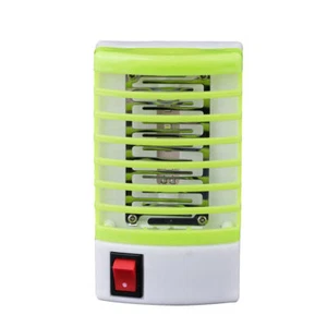 LED Socket Electric Mosquito Fly Bug Insect Trap Killer Zapper Lamp Lights green - Picture 1 of 1