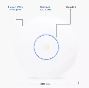 Ubiquiti UAP-AC-LITE Unifi AP AC LITE 802.11Ac Gigabit Doble Radio - Foto 1 di 2