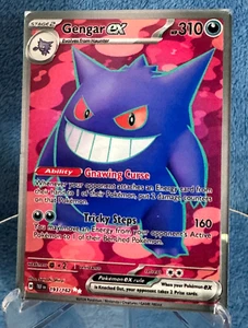 Gengar ex #193 Pokemon Fuerzas Temporales - Arte personalizado sobre azulejo acrílico - Imagen 1 de 3