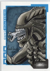 Aliens vs Predator Requiem AVP Inkworks 2007 Sketch S.MD Mark Dos Santos 241/294 - Picture 1 of 5