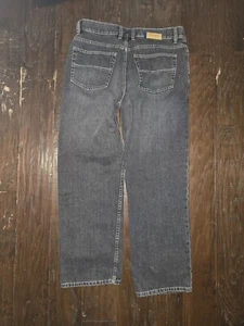 Tommy Bahama Jeans Mens 35x30 Black Denim Indigo Palms Beach Bum Casual Comfort - Picture 1 of 6