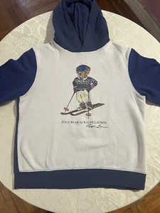Kids Polo Bear Fleece Hoodie In Rustic Navy. (XL 18-20) Please Read Description - Picture 1 of 5