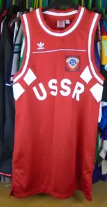 URSS Adidas CHALECO DE BALONCESTO CAMISETA CAMISETA TOP MUJER REINO UNIDO TALLA 10 #9 - Imagen 1 de 6