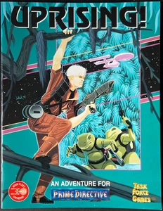 Uprising - Ein Abenteuer für Star Trek Prime Directive von Task Force Games - sehr guter Zustand - Bild 1 von 2