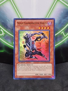 Yugioh Ninja Grandmaster Hanzo ORCS-EN029 Ultra Rare 1st Edition NM - Picture 1 of 2